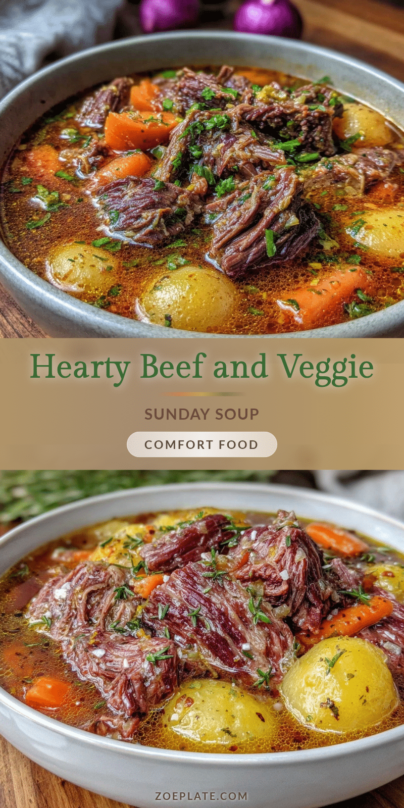 beef and vegetable soup recipe
