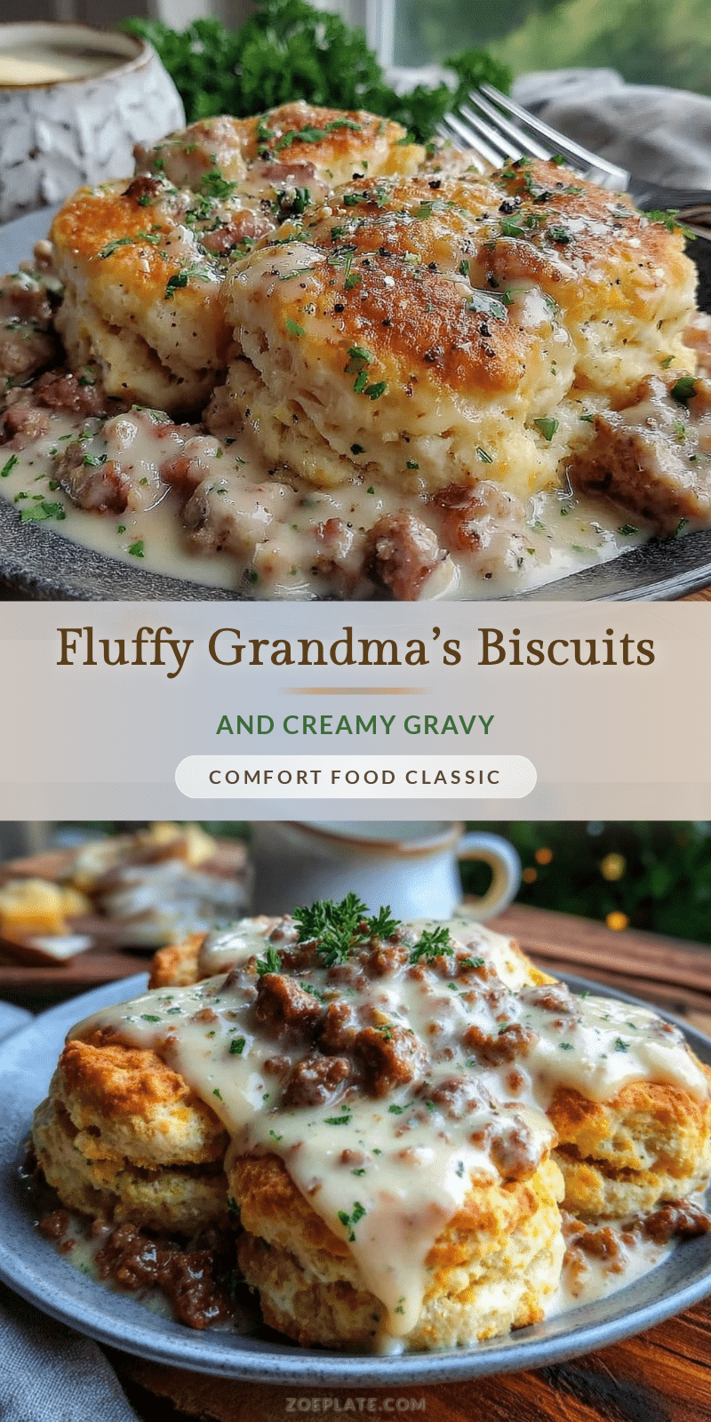 biscuits and creamy sausage gravy recipe