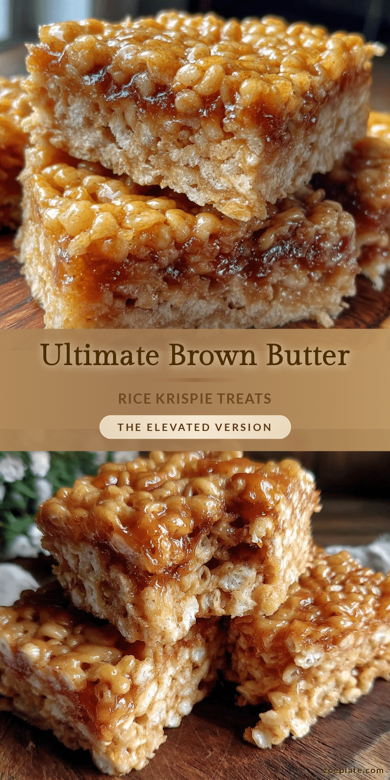 brown butter Rice Krispie treats recipe