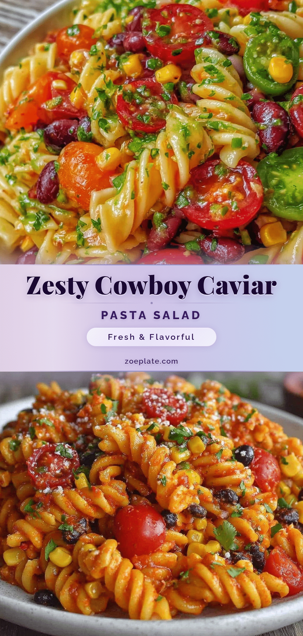 cowboy caviar pasta salad recipe