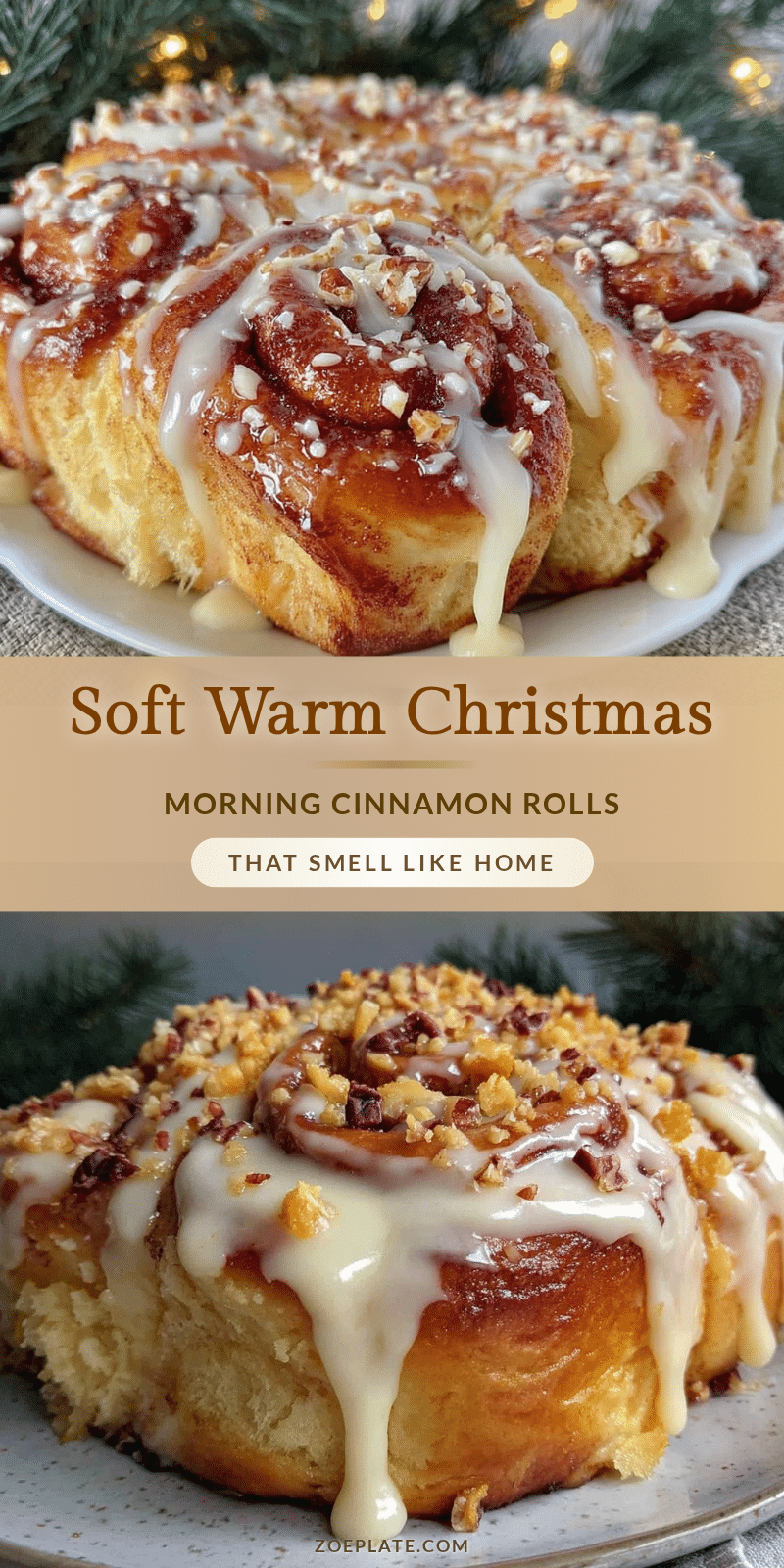 cozy christmas morning cinnamon rolls recipe
