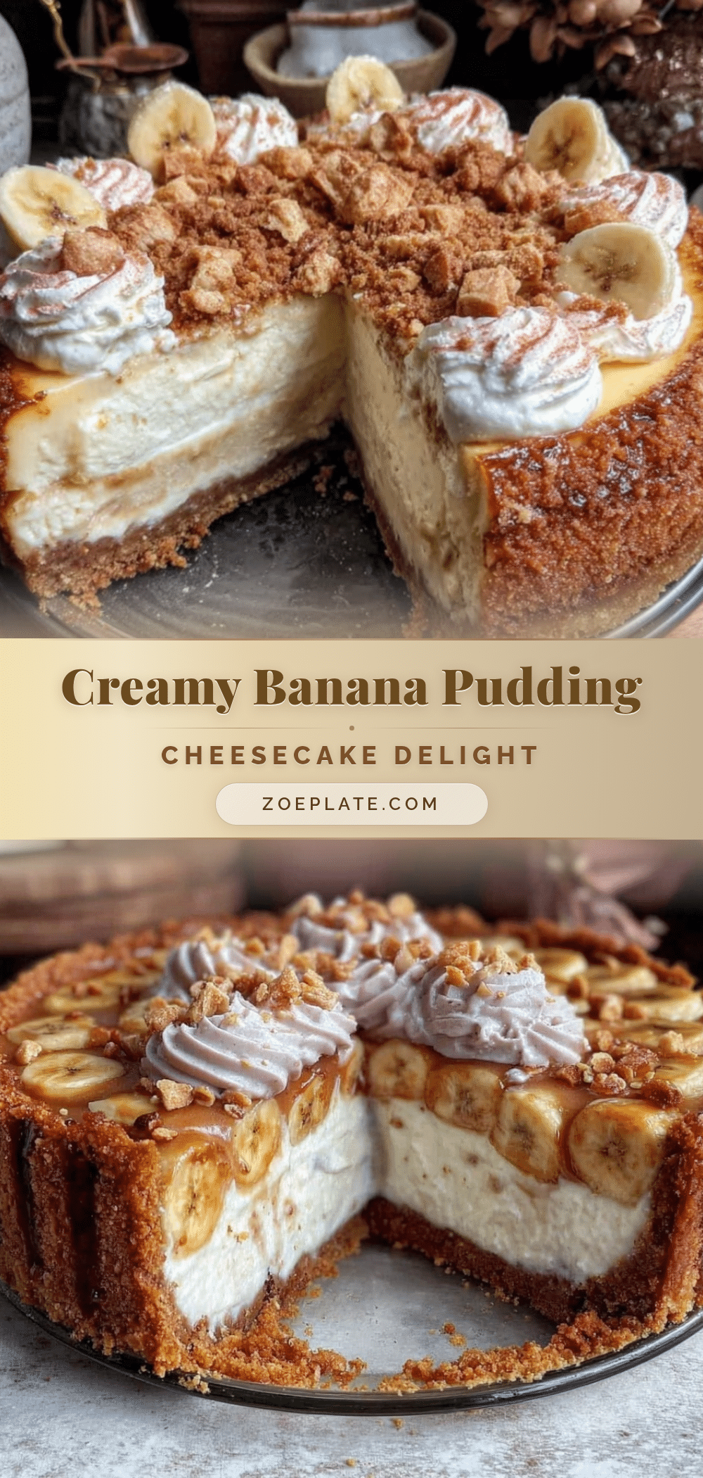 creamy banana pudding cheesecake recipe
