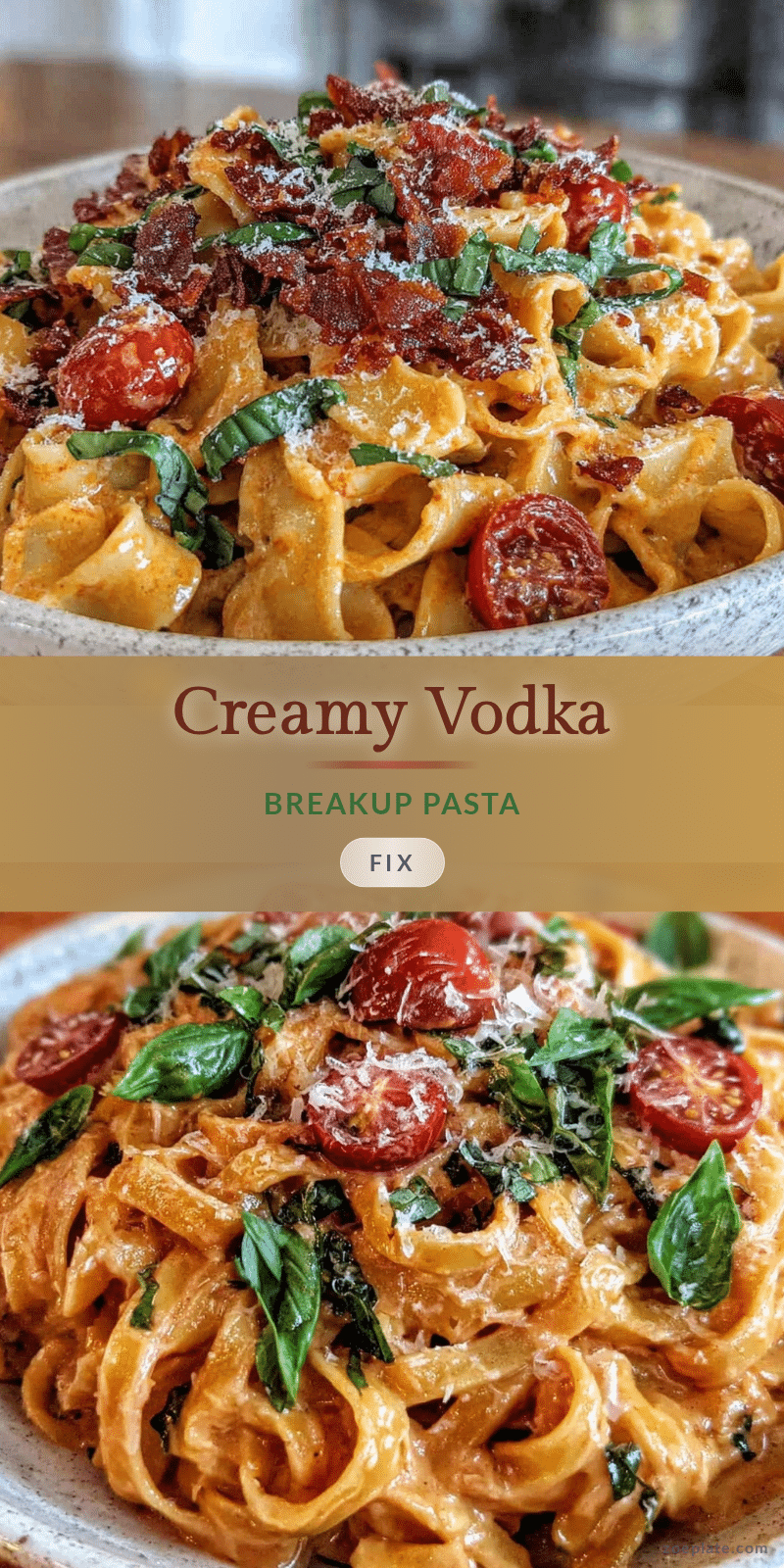 creamy breakup pasta recipe