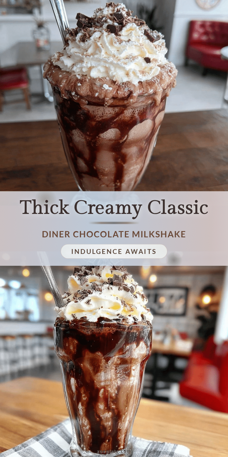 creamy classic diner chocolate milkshake recipe