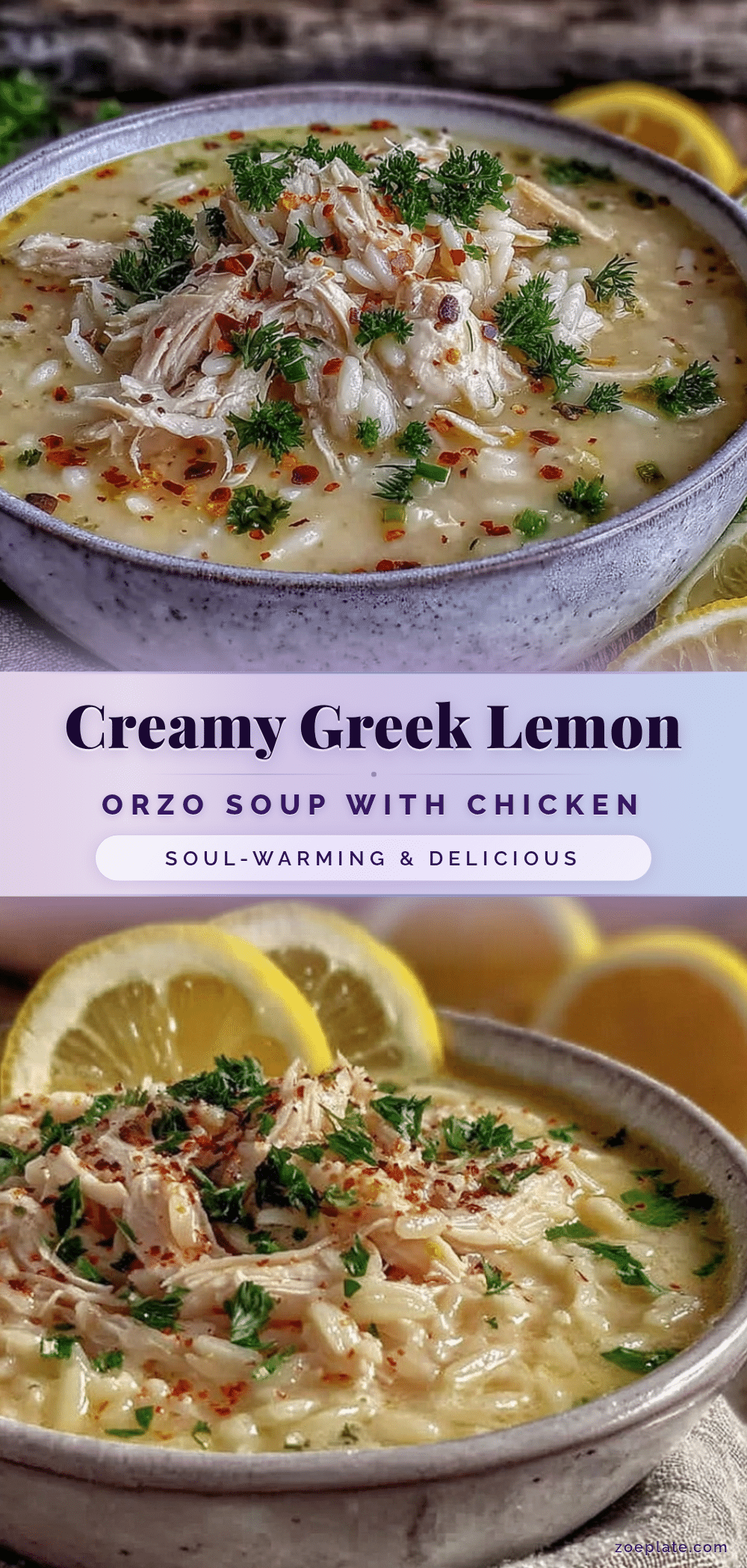 creamy greek lemon orzo soup recipe