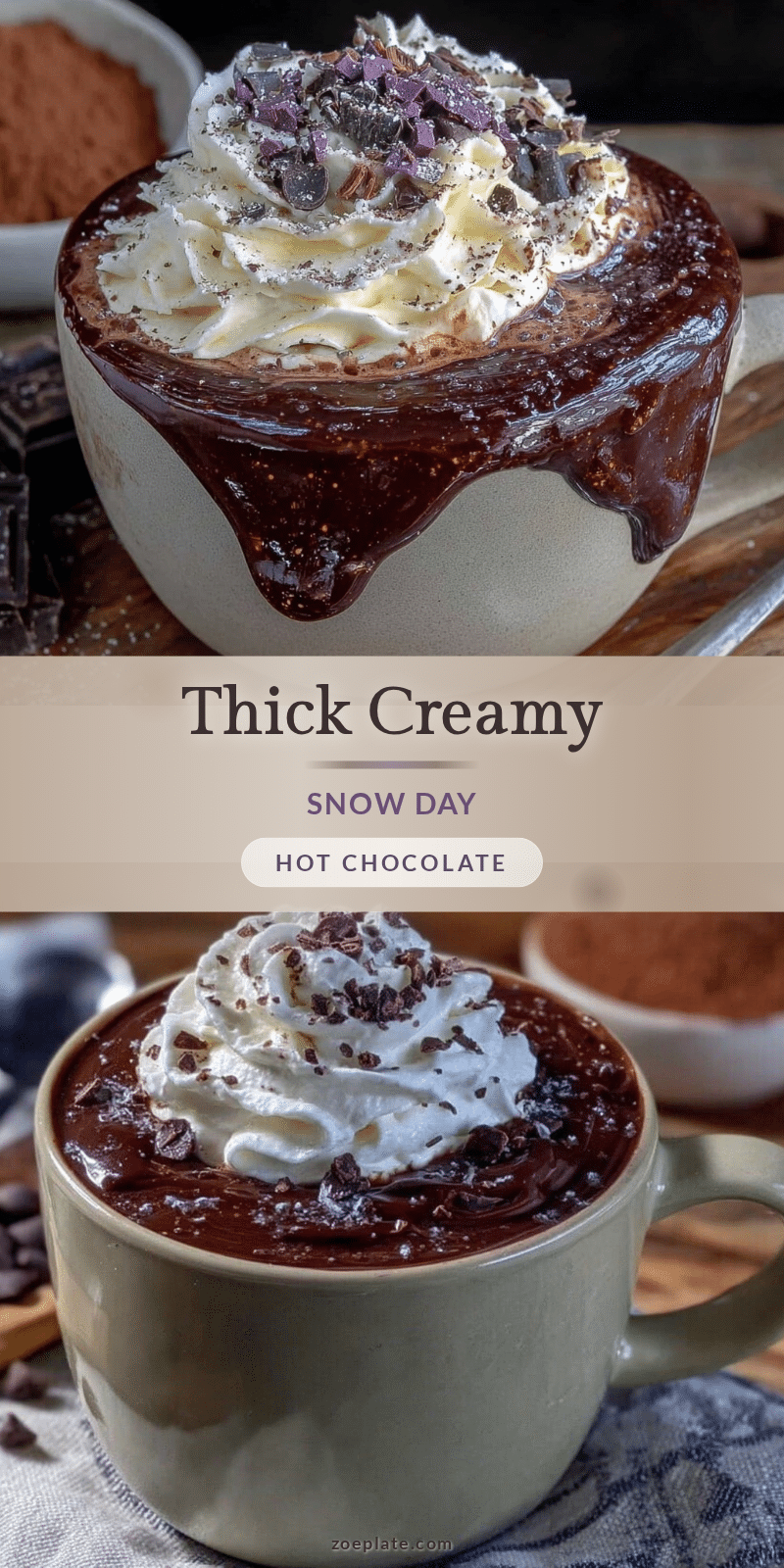 creamy snow day hot chocolate recipe