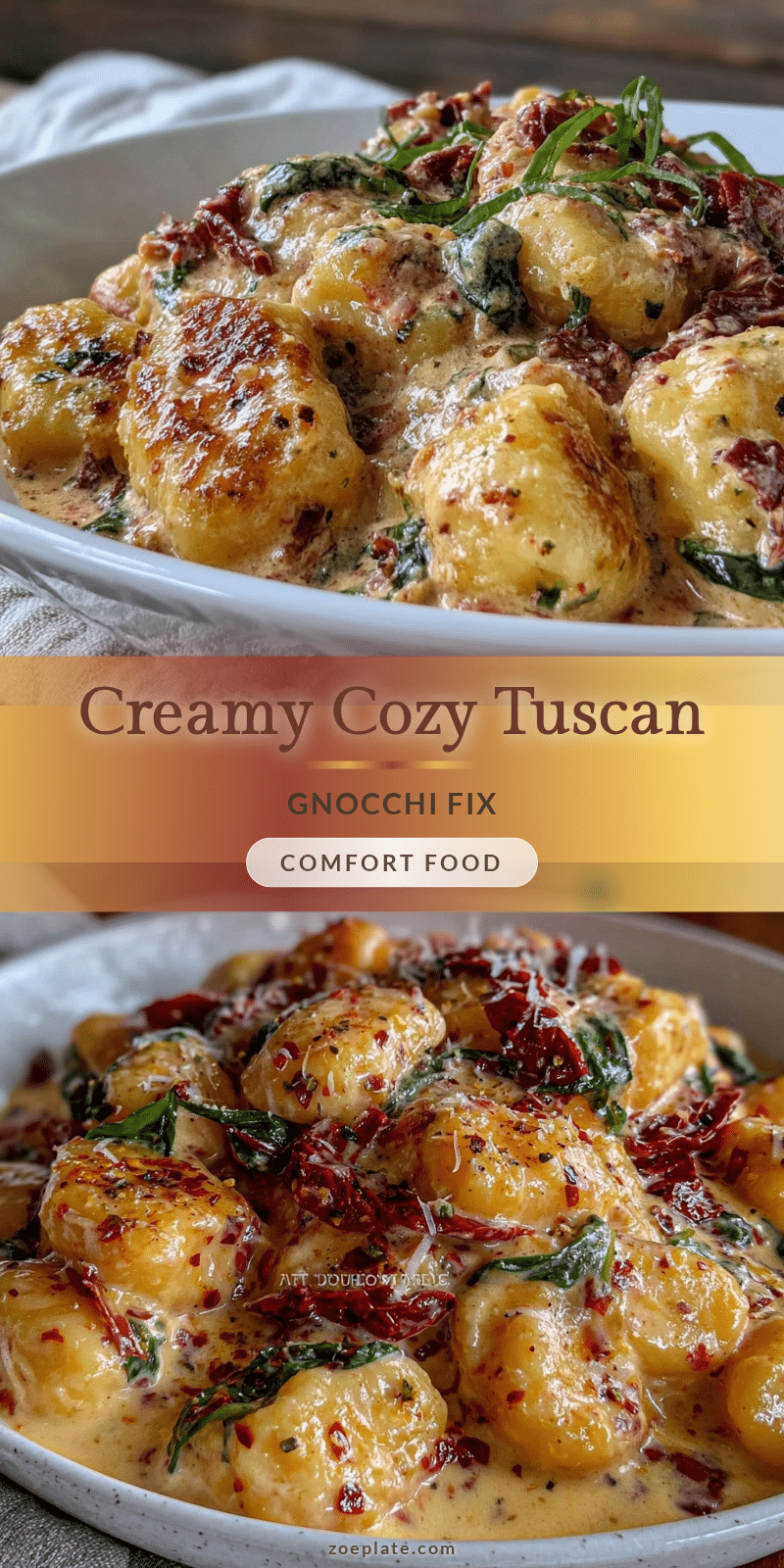 Creamy Tuscan Gnocchi recipe