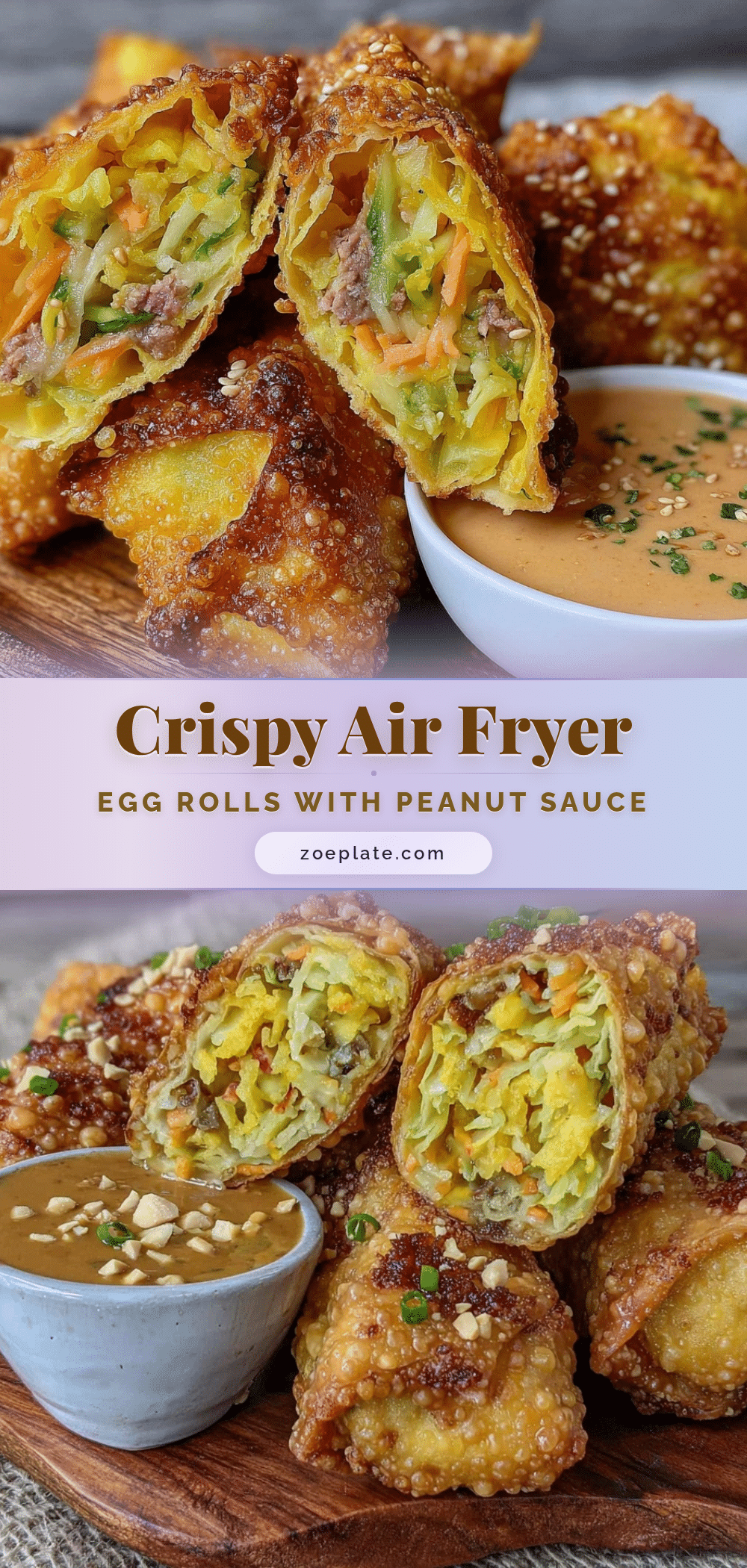 crispy air fryer egg rolls recipe
