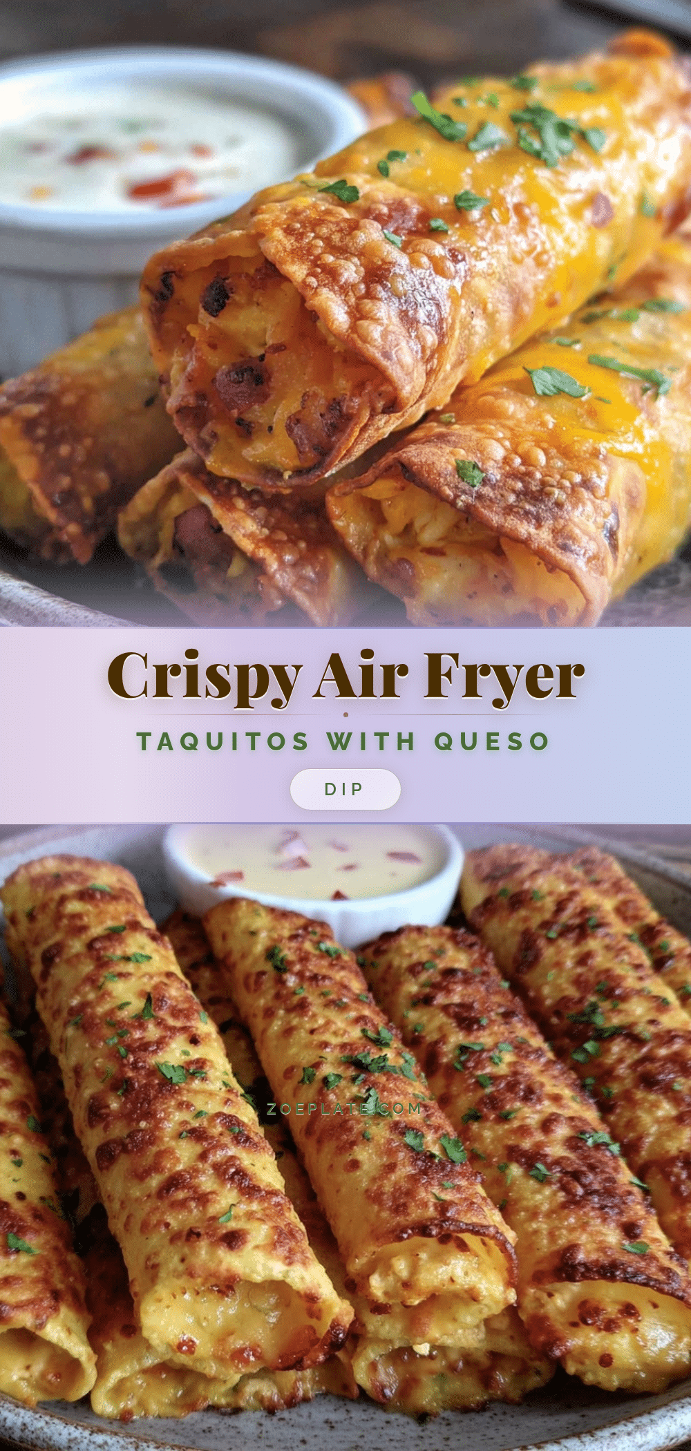 crispy air fryer taquitos recipe