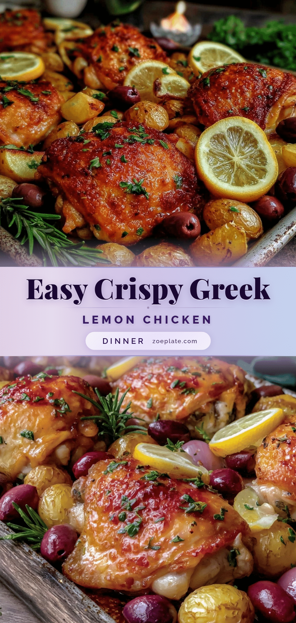 easy crispy greek lemon chicken recipe
