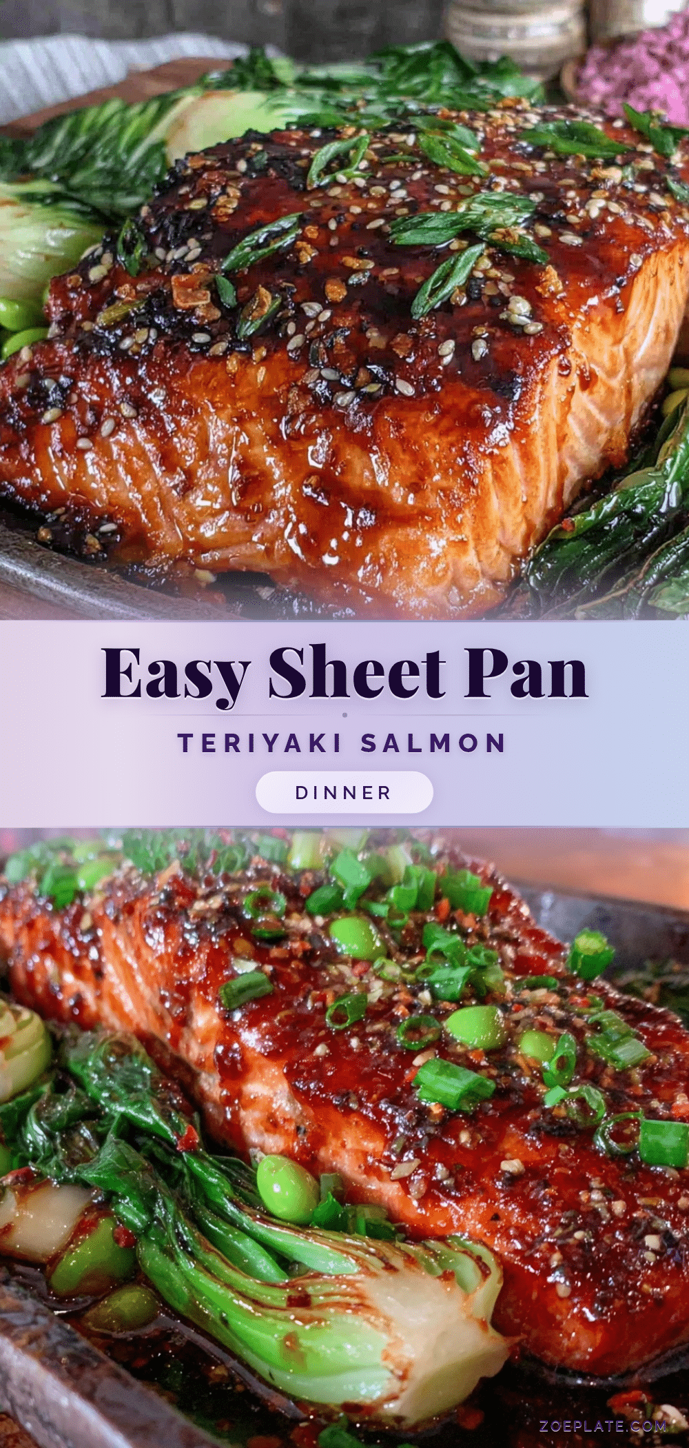easy sheet pan teriyaki salmon recipe