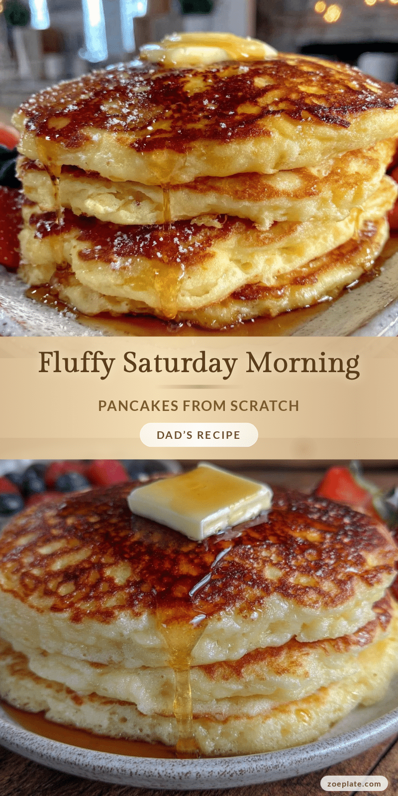 fluffy saturday morning pancakes recipe