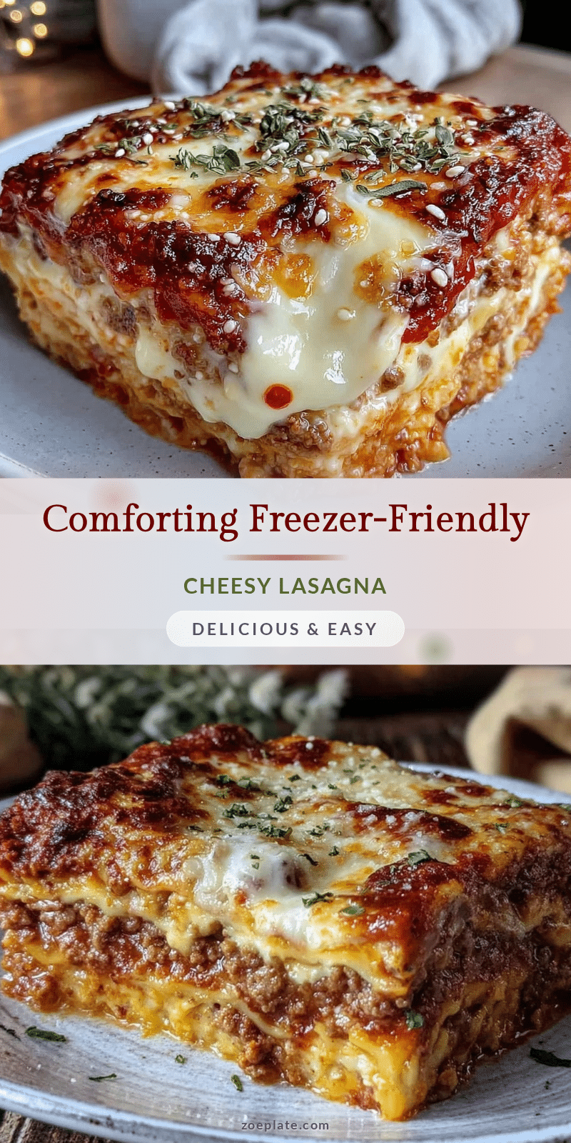 freezer-friendly lasagna recipe