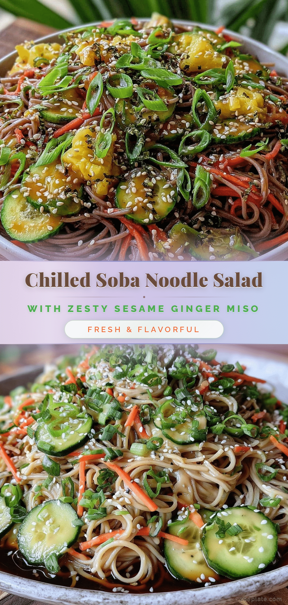 fresh cold soba noodle salad recipe