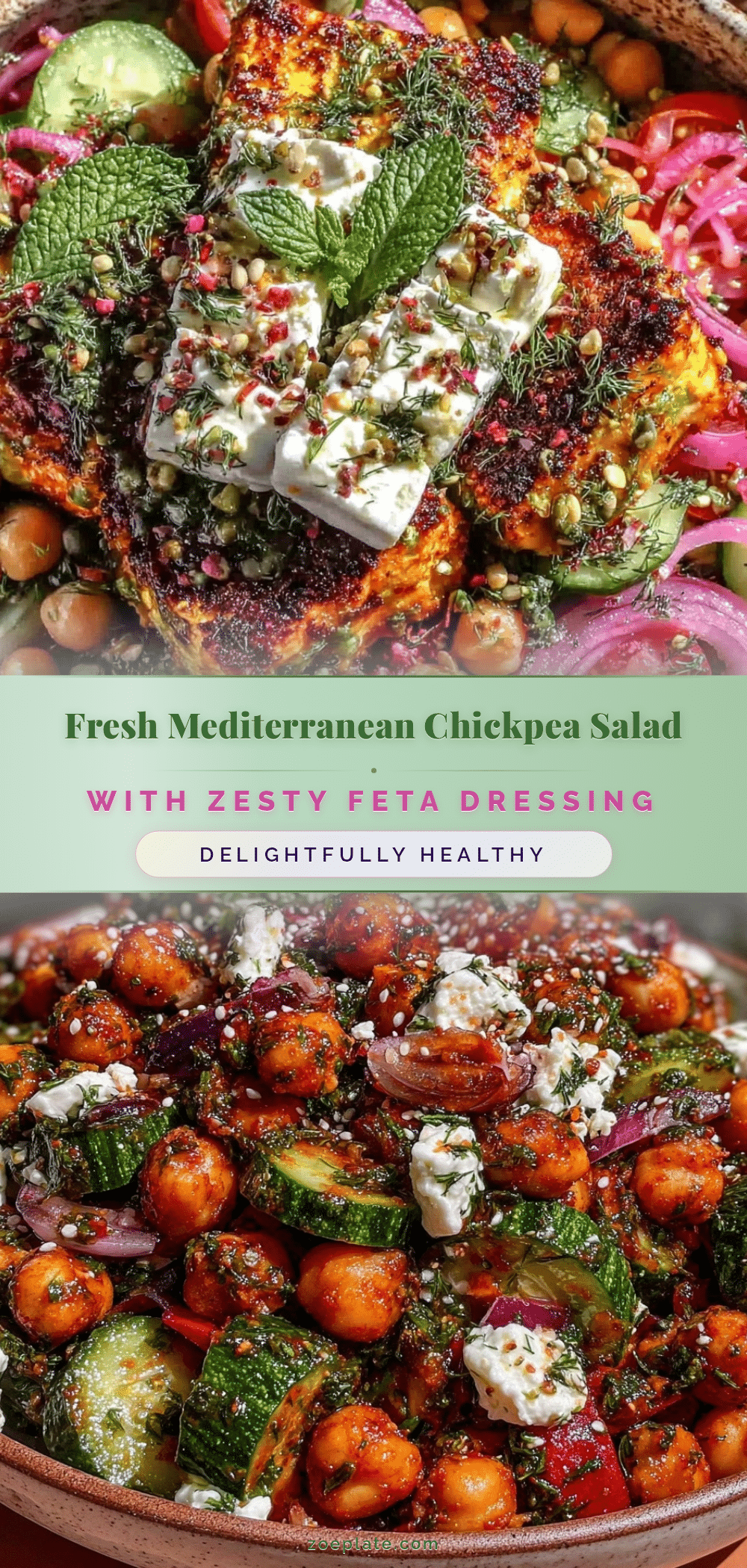 Fresh Mediterranean Chickpea Salad recipe
