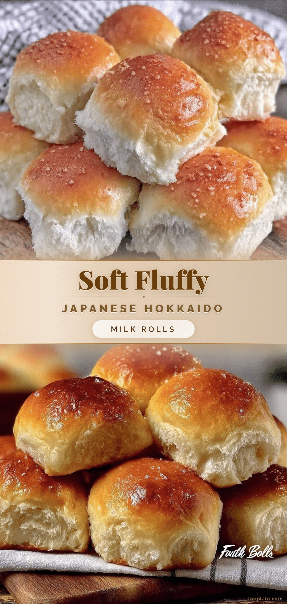 hokkaido milk bread dinner rolls recipe