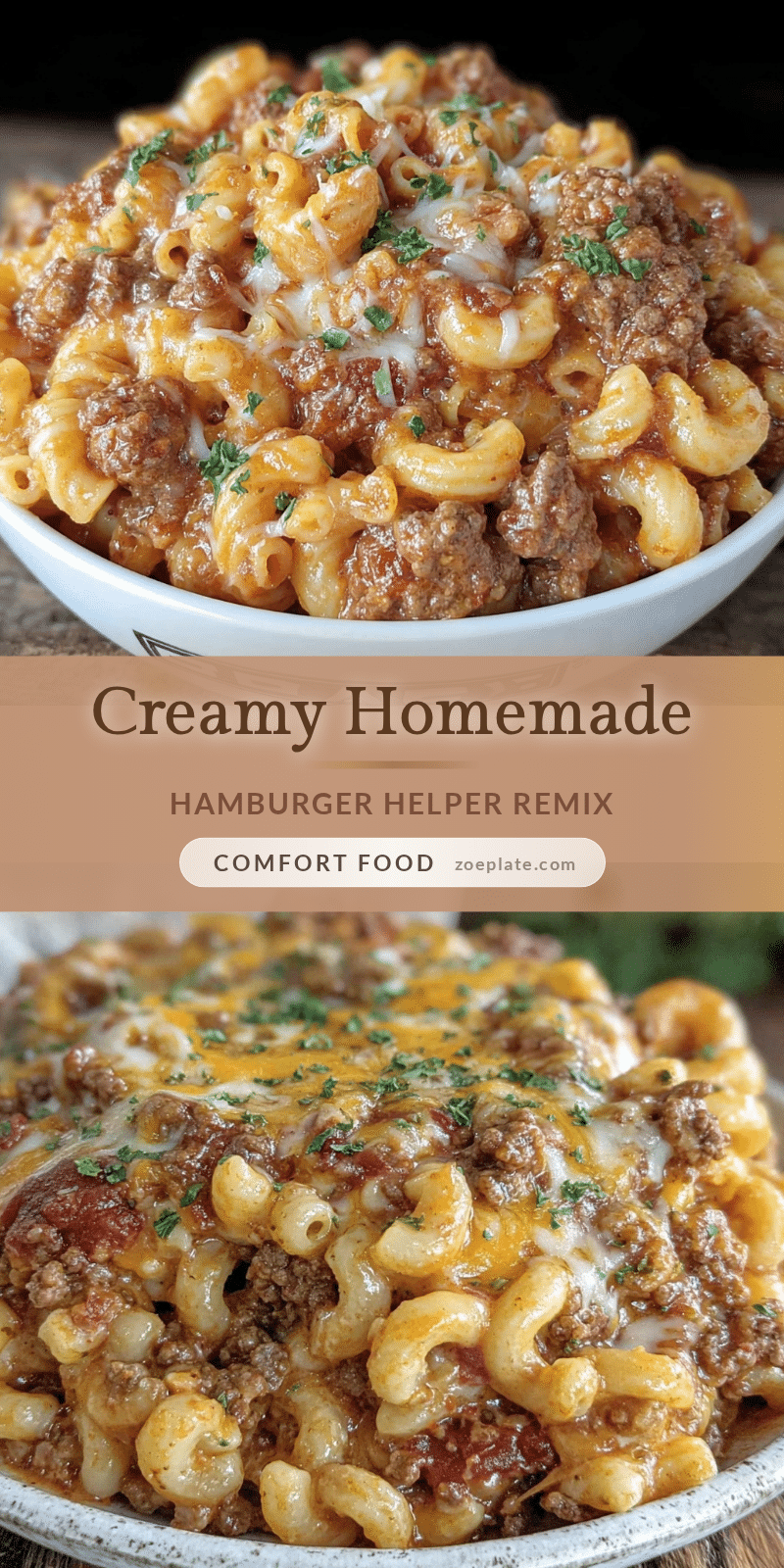 homemade hamburger helper recipe