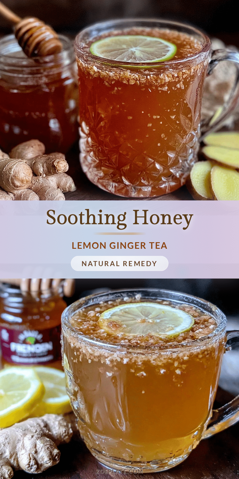honey lemon ginger tea recipe