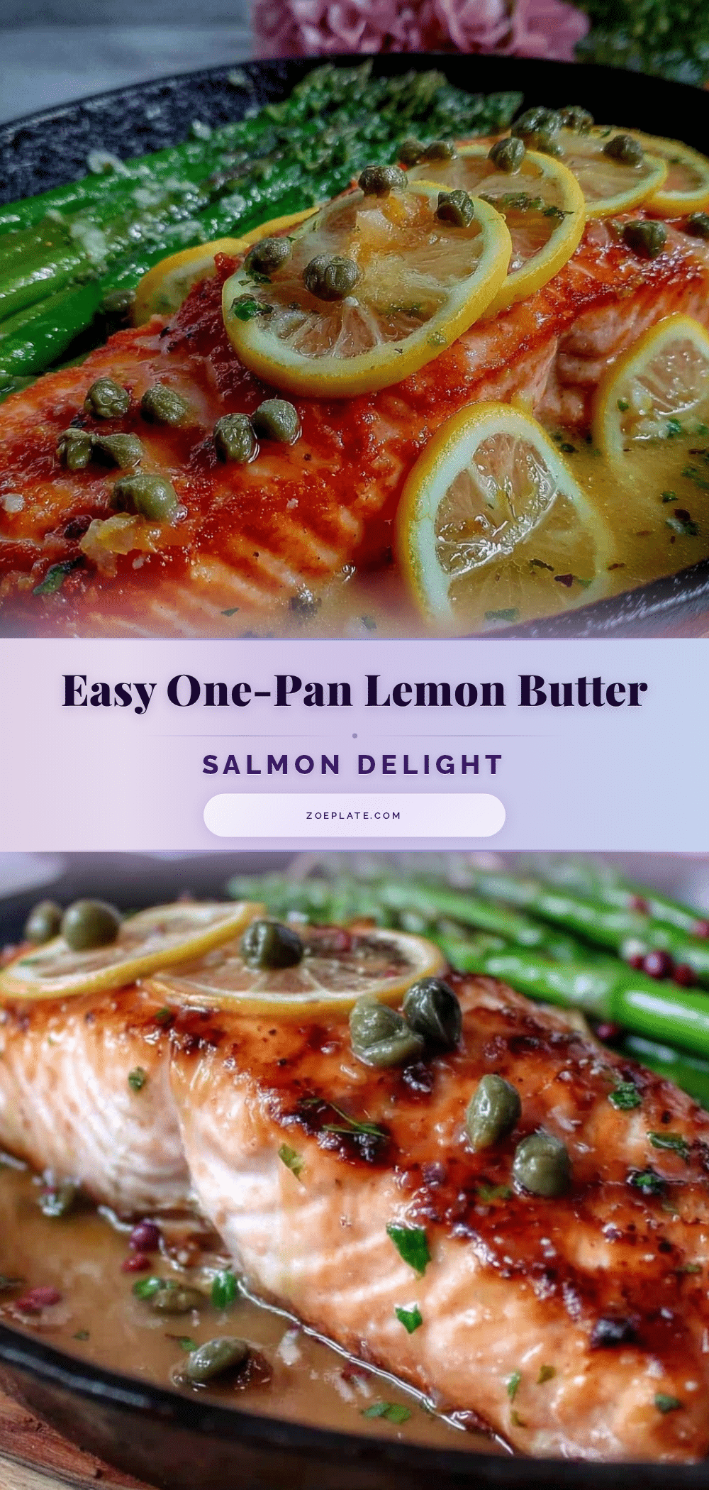 one-pan lemon butter salmon recipe