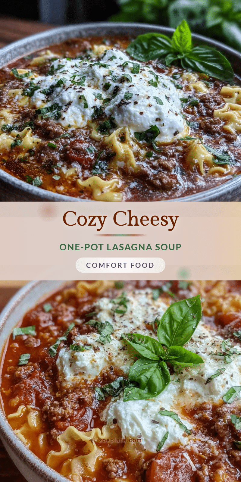one-pot lasagna soup recipe