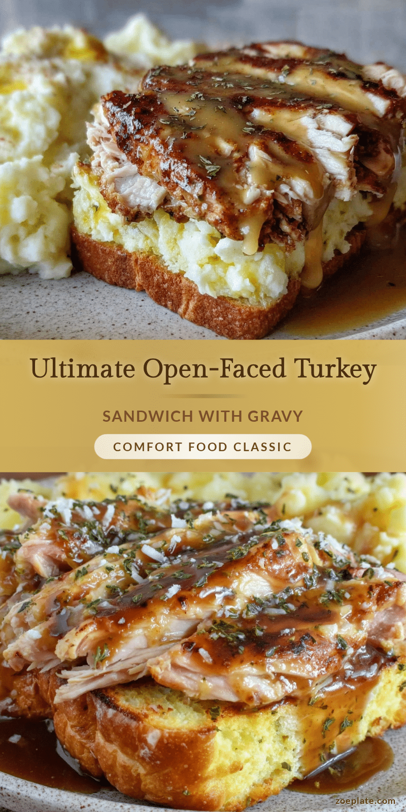 open-faced turkey sandwich recipe