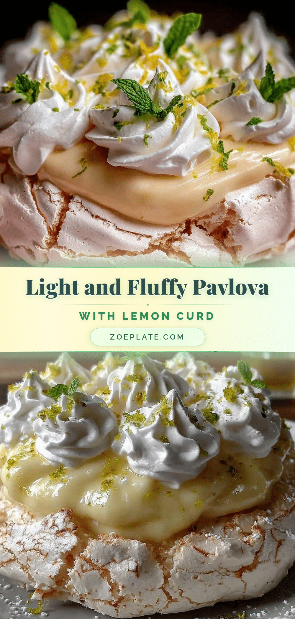 pavlova cookies with lemon curd cream cheese filling recipe