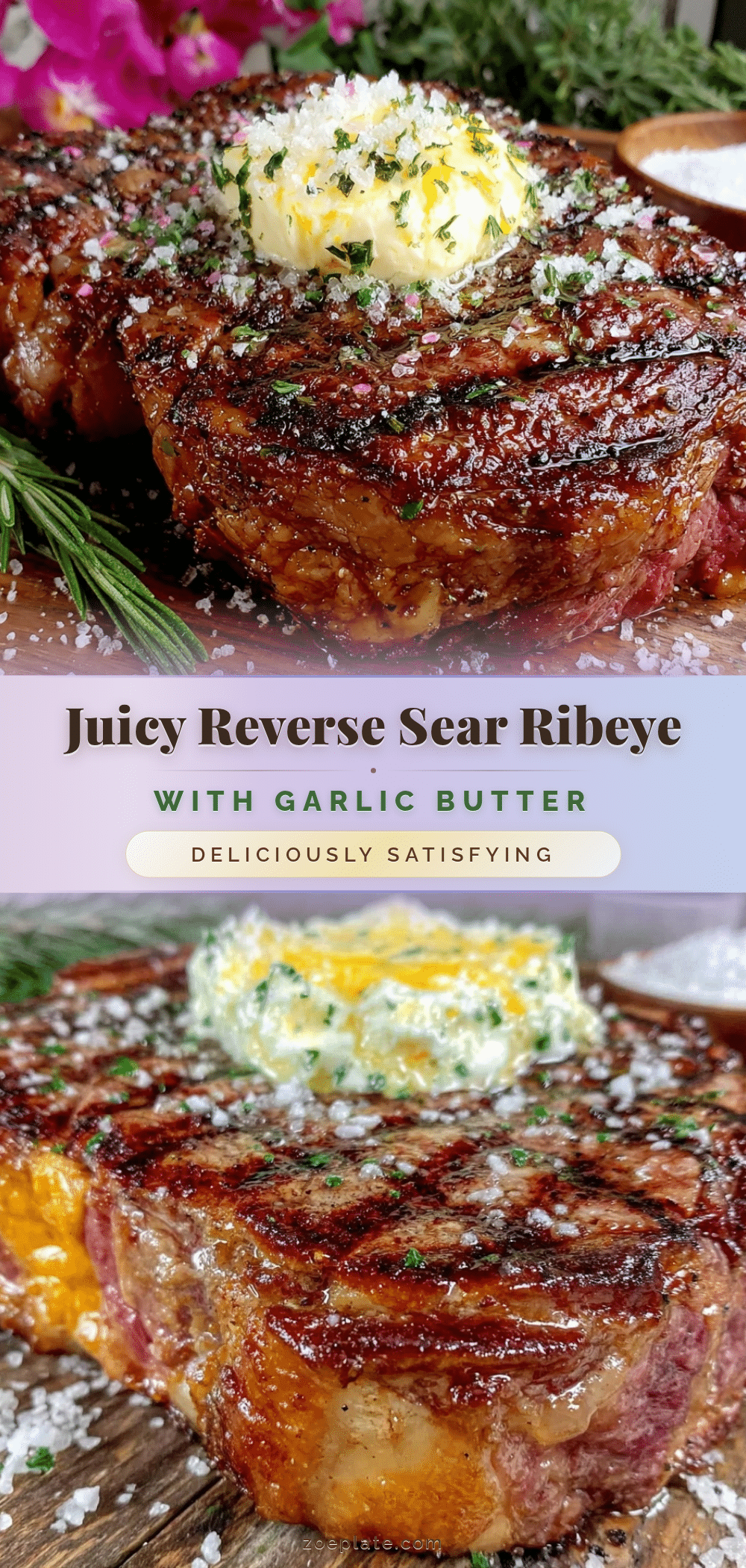 reverse sear ribeye steak recipe