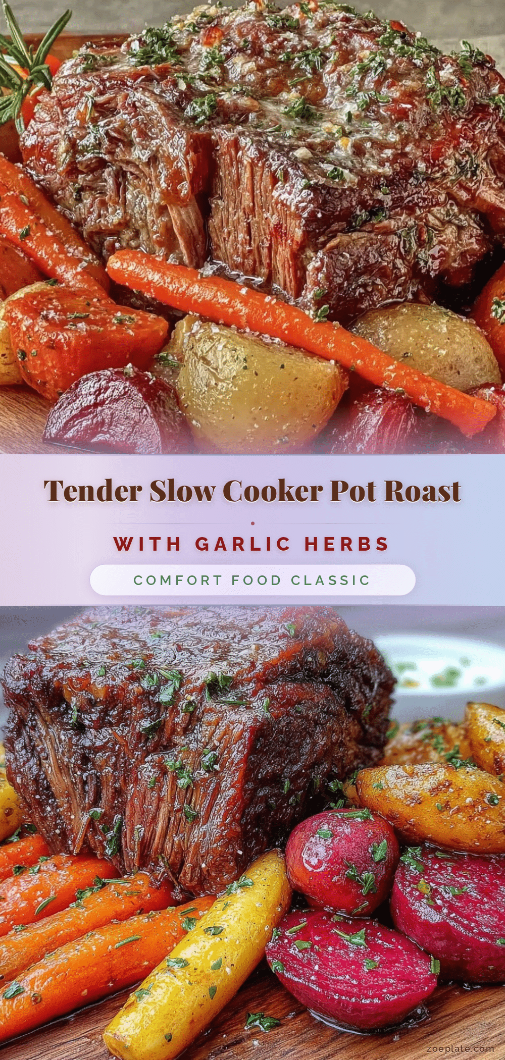 slow cooker pot roast recipe
