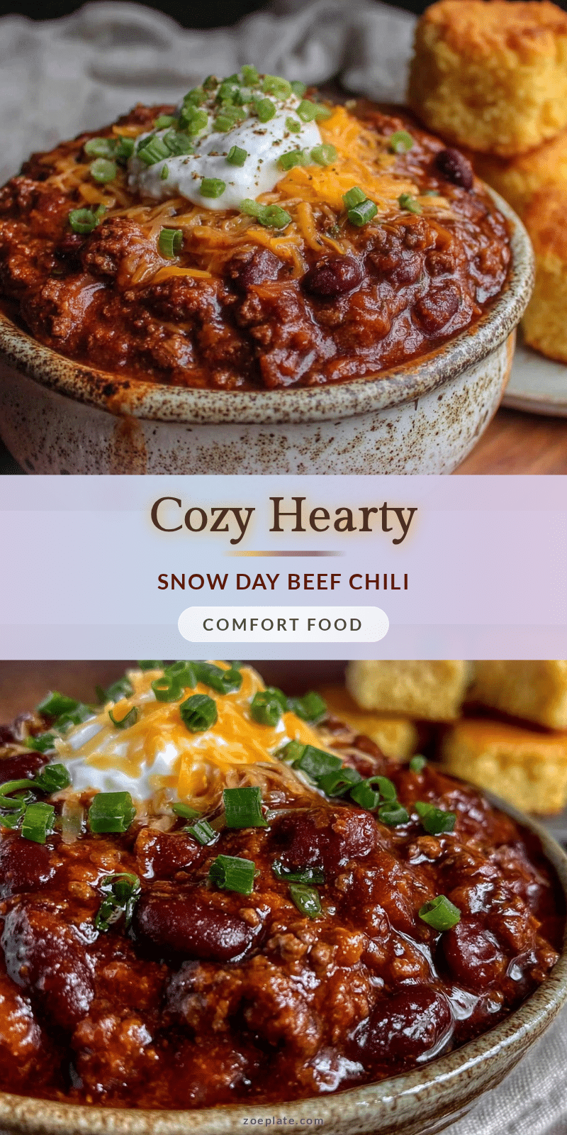 snow day beef chili recipe