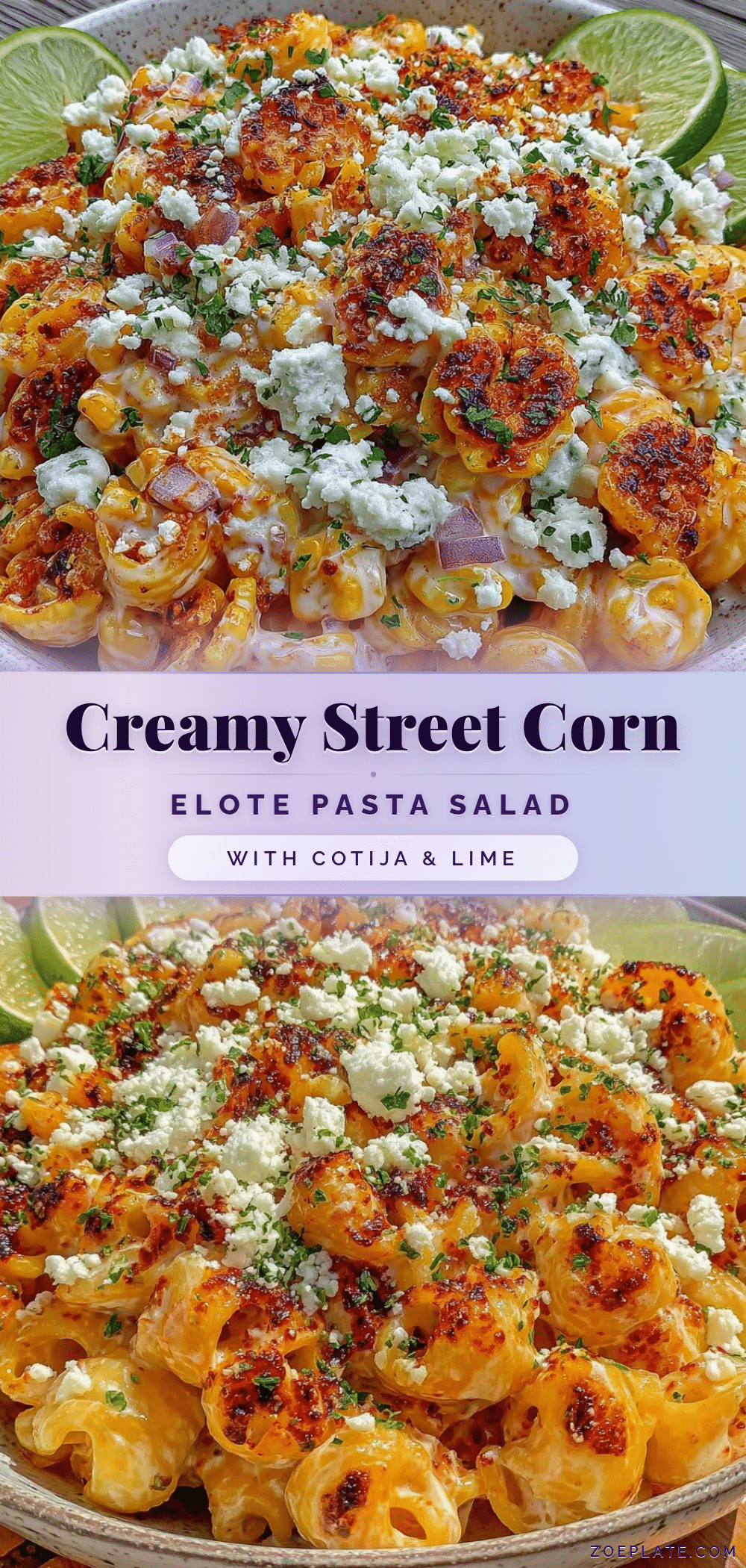 street corn elote pasta salad recipe