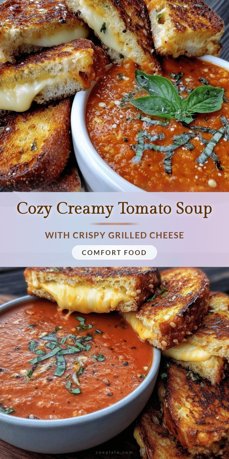 tomato soup with grilled cheese dippers recipe
