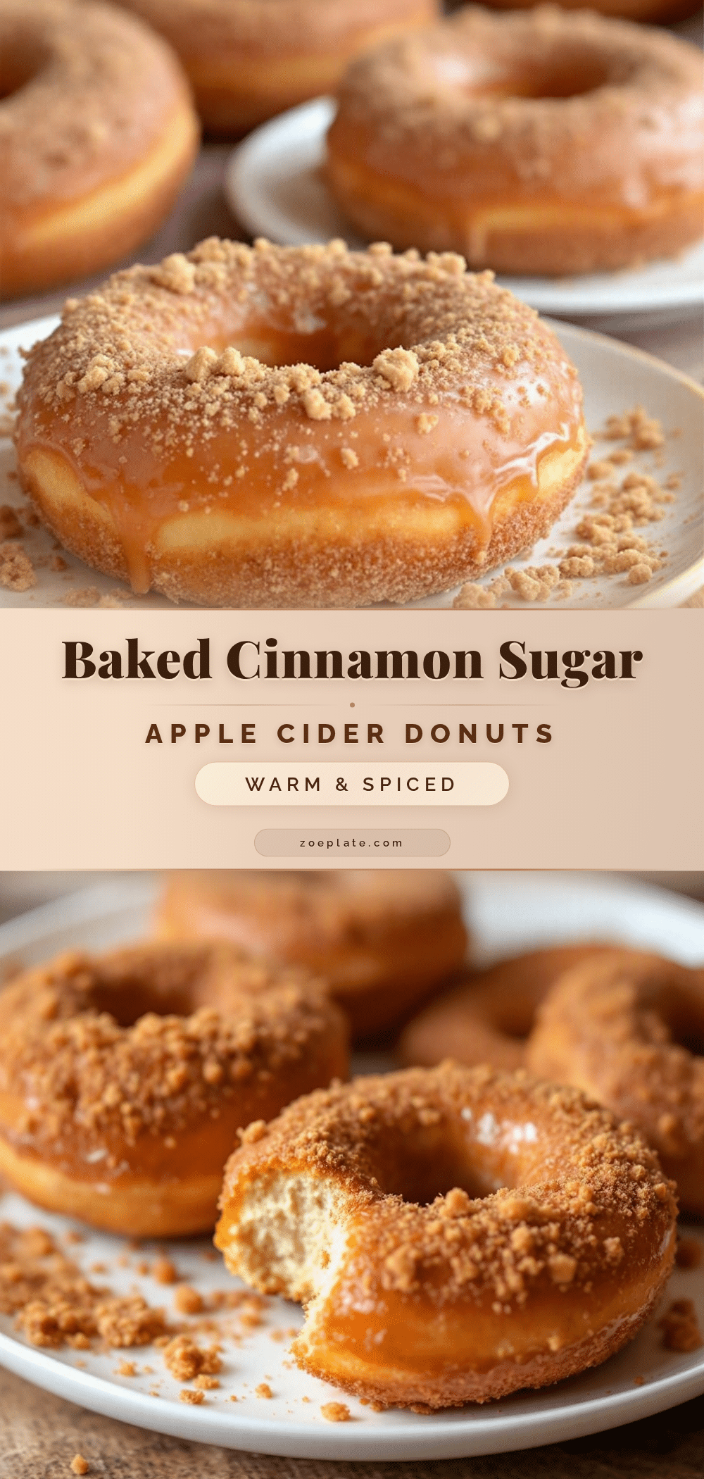 baked apple cider donuts recipe