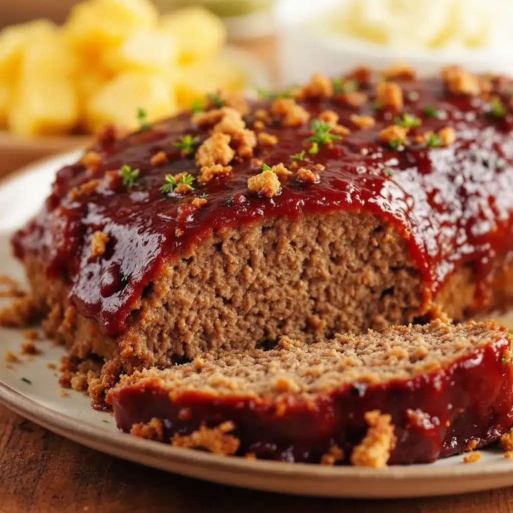 best classic meatloaf with brown sugar glaze preparation steps