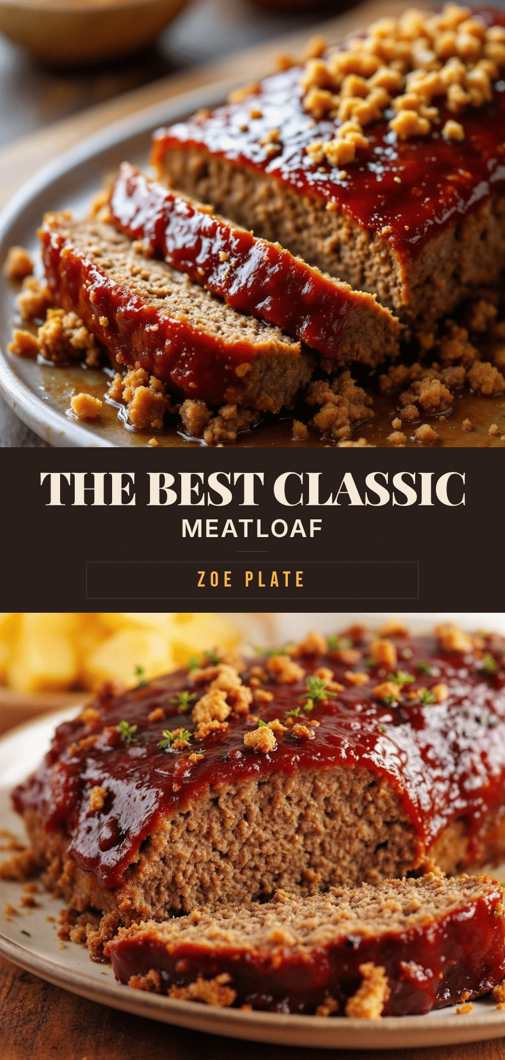 best classic meatloaf with brown sugar glaze recipe
