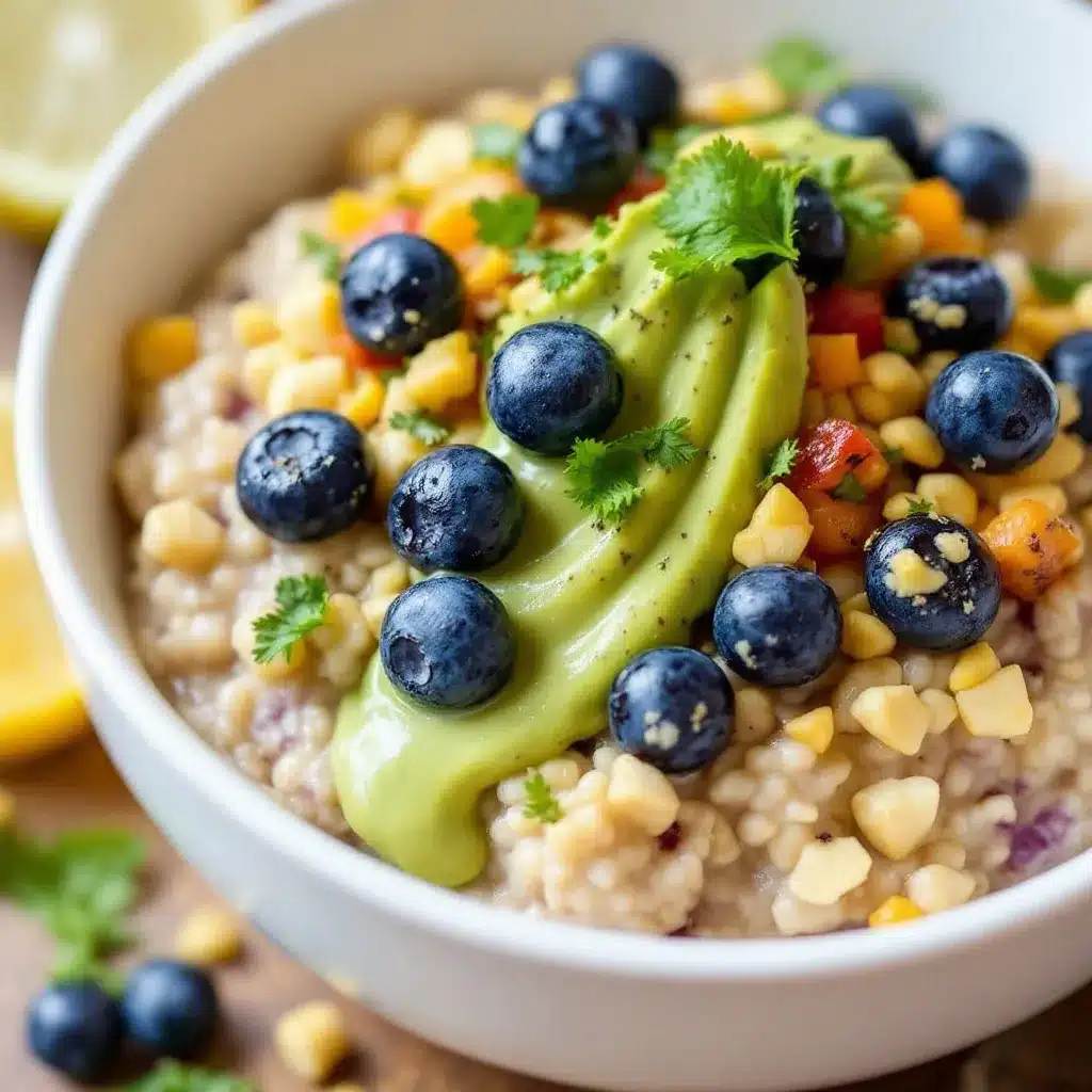 blueberry lemon overnight oats preparation steps