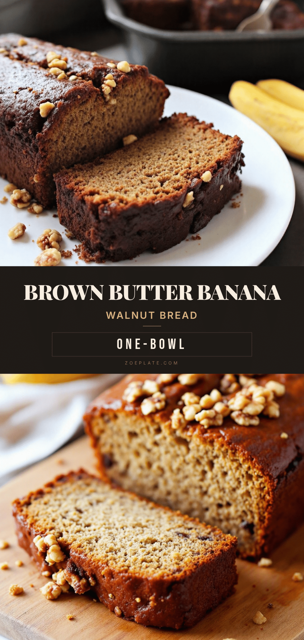 brown butter banana bread recipe