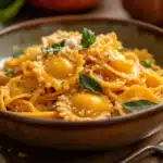 brown butter pumpkin ravioli - featured image