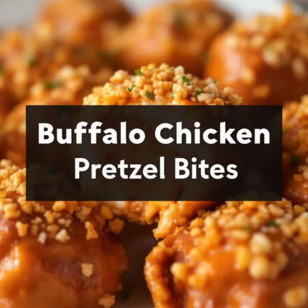 buffalo chicken stuffed pretzel bites preparation steps