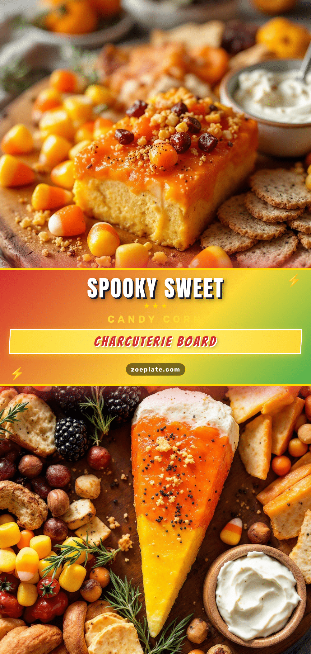 candy corn charcuterie board recipe