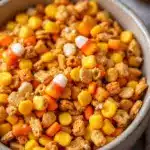 candy corn chex mix - featured image
