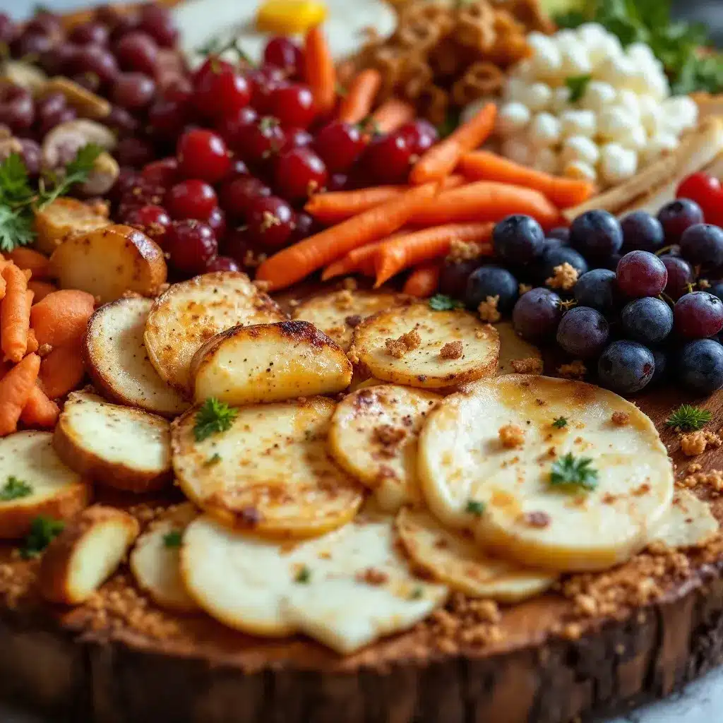 charcuterie board for two preparation steps