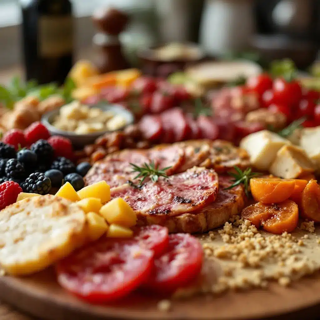 charcuterie board for two - featured image