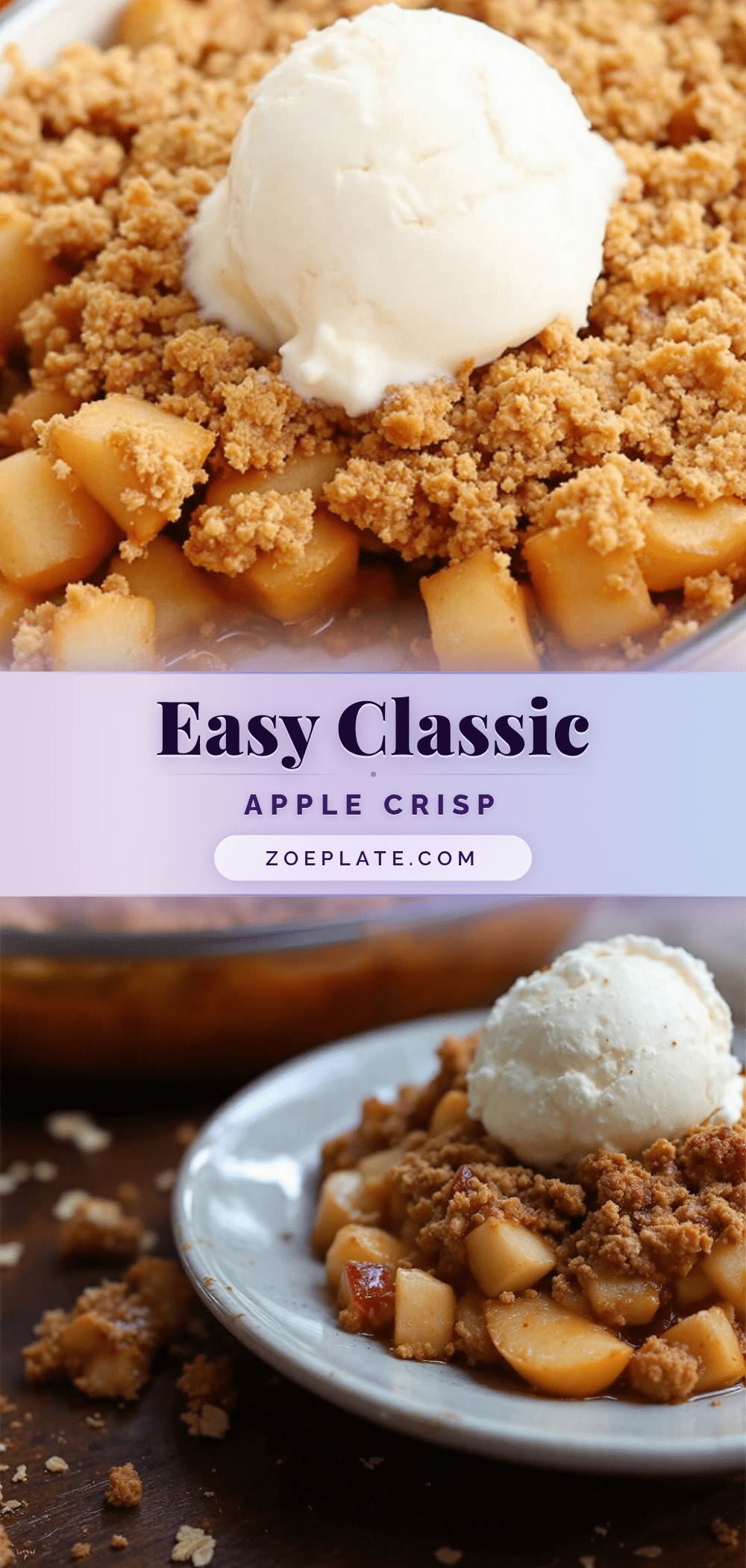 classic cinnamon apple crisp recipe