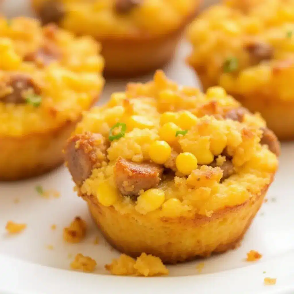 cornbread sausage stuffing muffins preparation steps