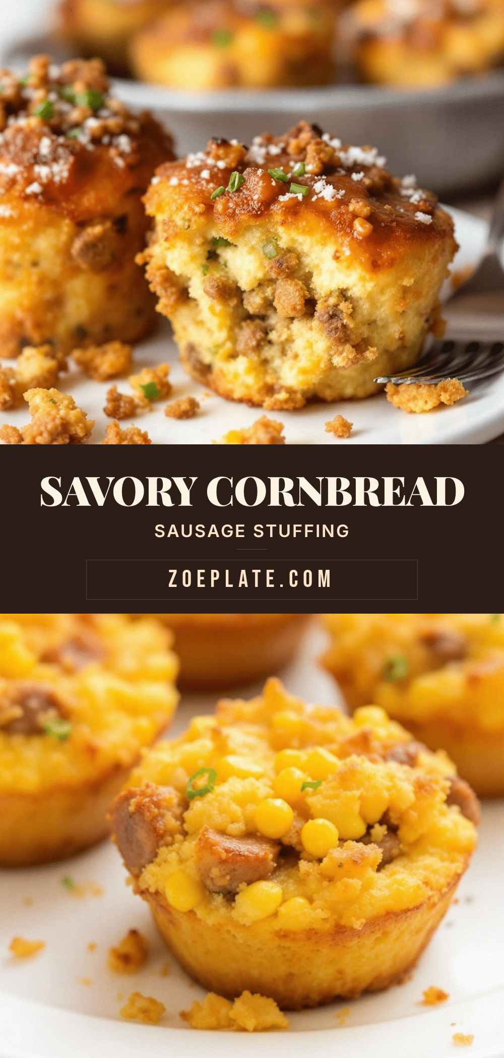 cornbread sausage stuffing muffins recipe