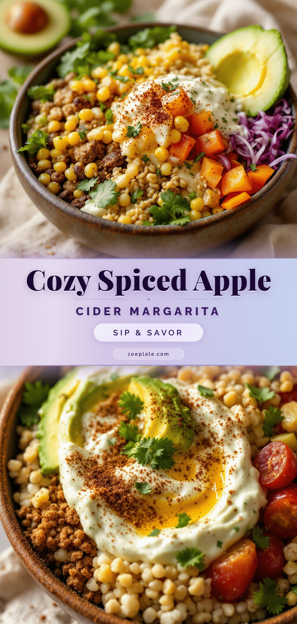cozy spiced apple cider margarita recipe