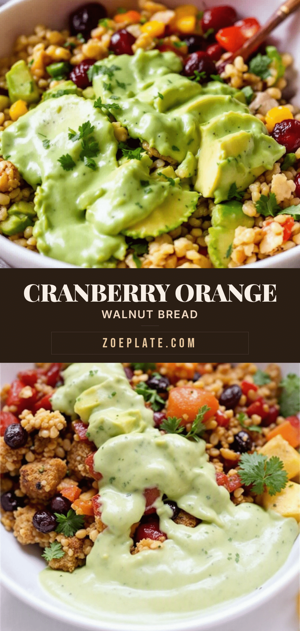 cranberry orange walnut bread recipe