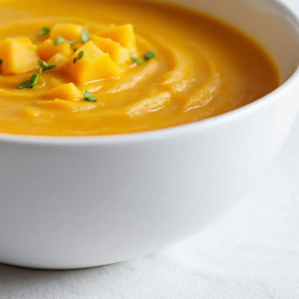 creamy butternut squash and apple bisque preparation steps