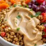 creamy chocolate peanut butter overnight oats - featured image