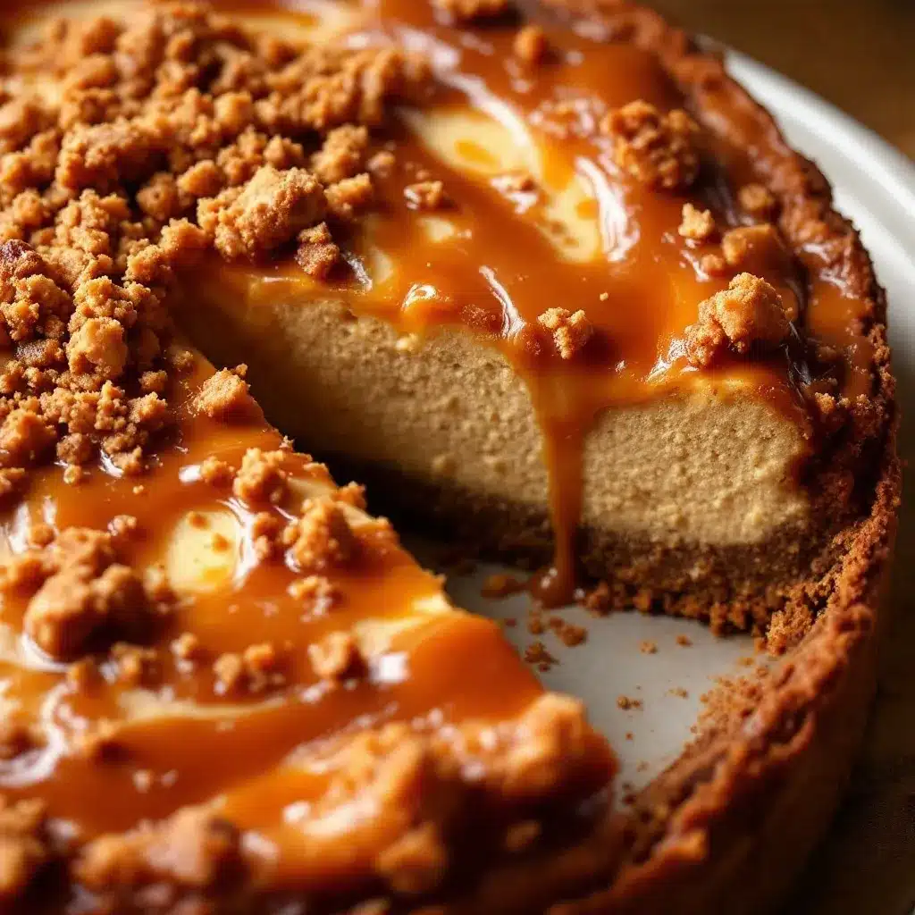 creamy salted caramel pumpkin cheesecake preparation steps